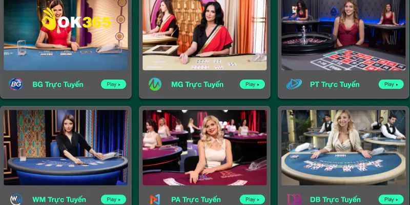 OK365 - Nhà Cái OK365 Đổi Thưởng Uy Tín Hàng Đầu 2025 4 Sảnh Casino – Trải nghiệm đẳng cấp với dealer thật